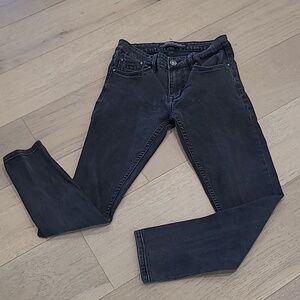 Emporio Armani Jeans Women's sz 29 Skinny Jeans Black Denim Culture Mid Rise